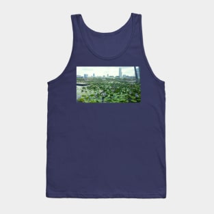 Lotus pond in the city Tank Top